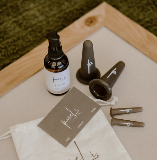 Face Cups, Face Oil, Katoen opbergzakje, E-book met video's