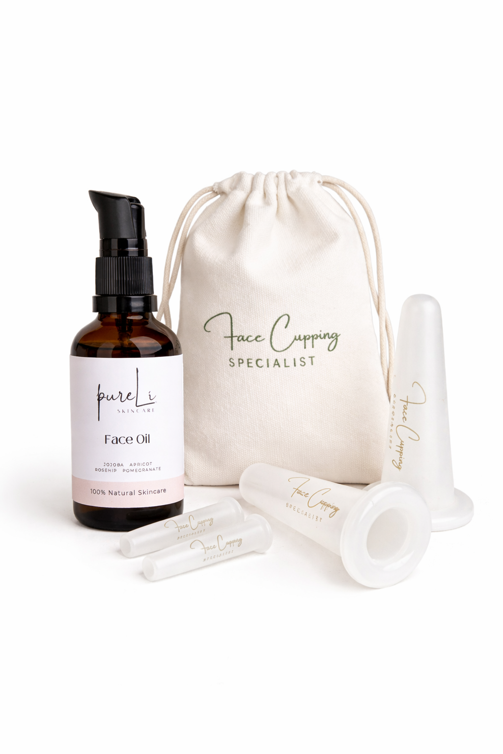Complete Set | Face Cups & Face Oil
